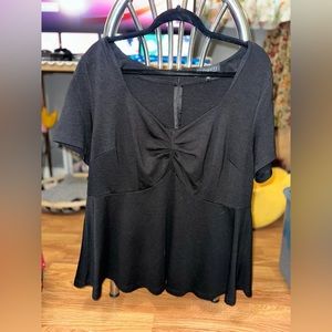 Black dress top